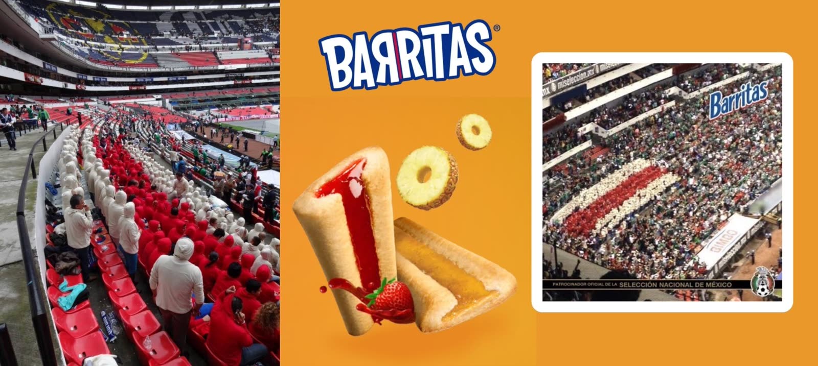 Marinela Barritas · stadium activation, Mexico