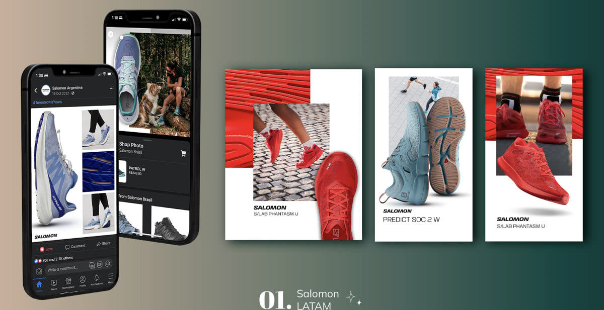 Salomon LATAM · brand work with Daniela Salazar